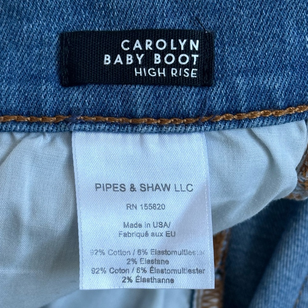Veronica Beard Blue High Rise Jeans - Picture 16 of 16